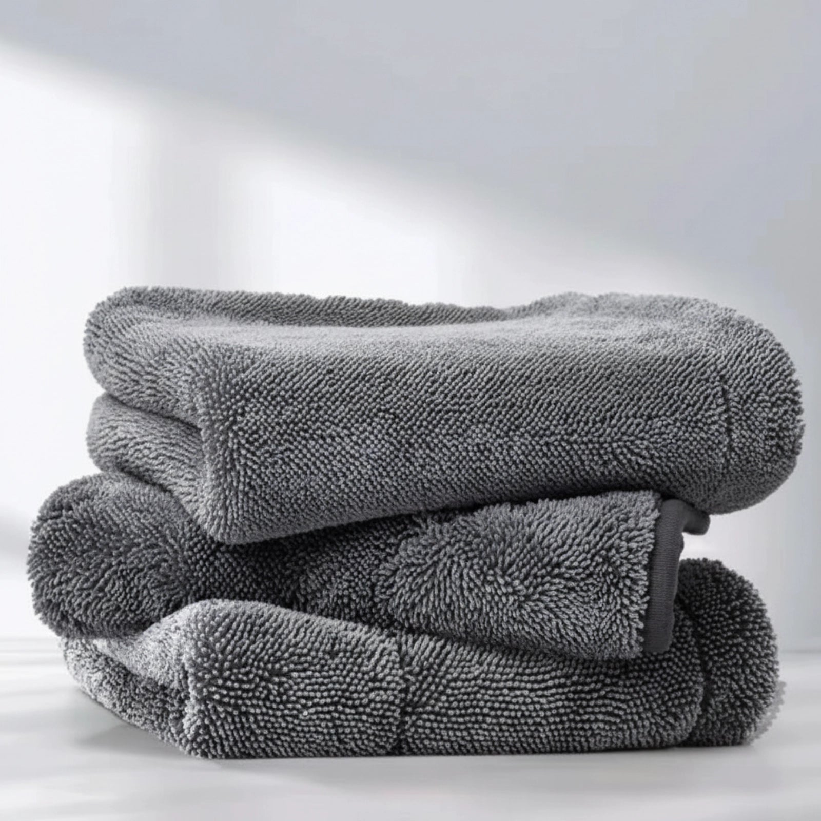 SwipeDry Premium Car Drying Towel Kit with Twisted Loop Technology - Complete 3-Piece Set.